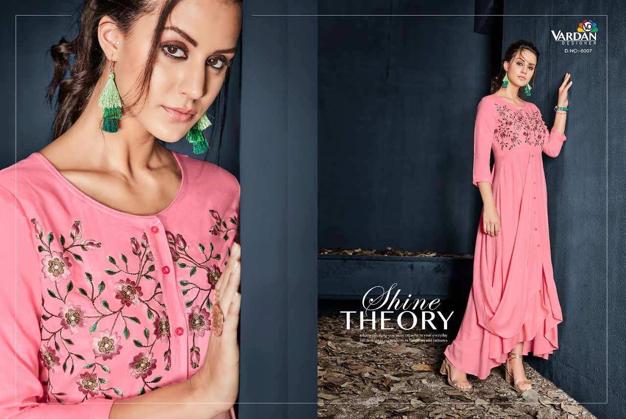 Gulnaz Vol-1 Vardan Designer Long Kurta Gulnaz Vol-1 Vardan Designer Long Kurta